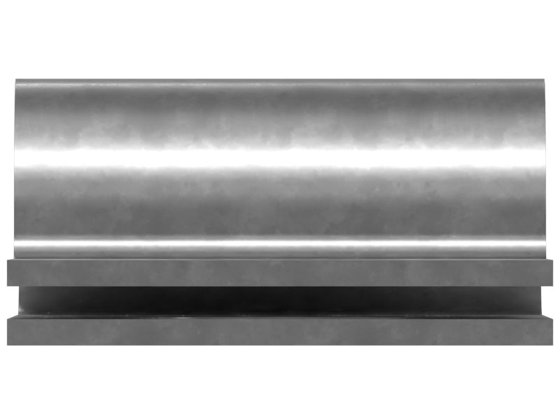 Р-образный зажим для двух шлангов