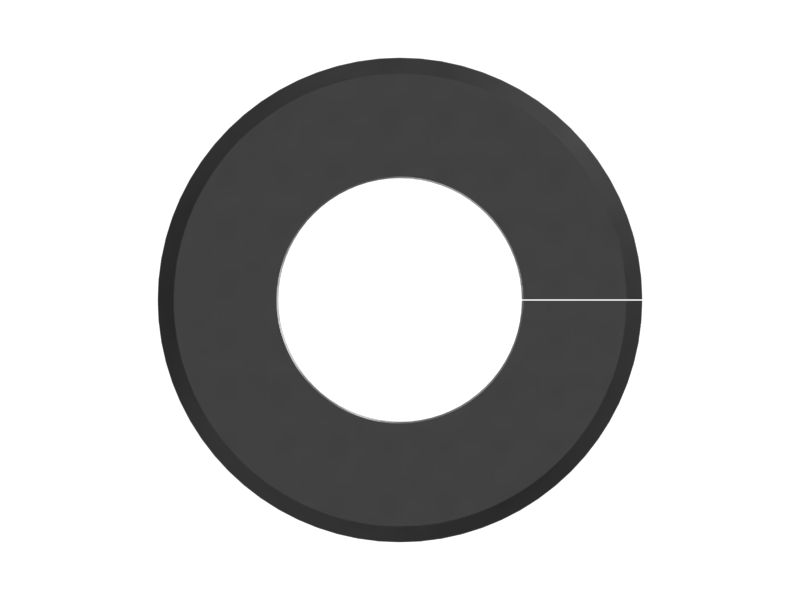 Однофланцевая втулка толщиной 45 мм