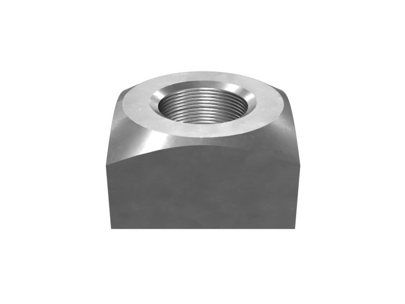 628-7631: Квадратная гайка 0,5