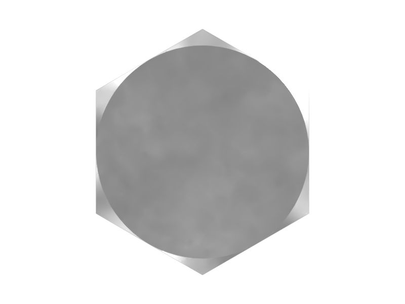 Болт с шестигранной головкой размером 0,56