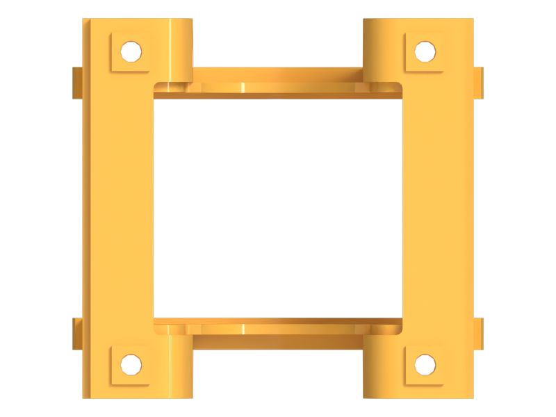 Ограждение гусеничной ленты в сборе