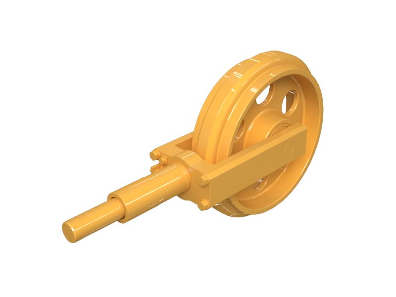 241-0285: Направляющее колесо левое в сборе