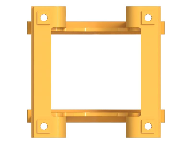 Ограждение гусеничной ленты в сборе