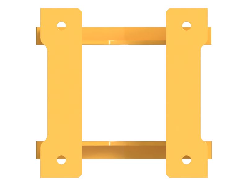 Ограждение гусеничной ленты в сборе