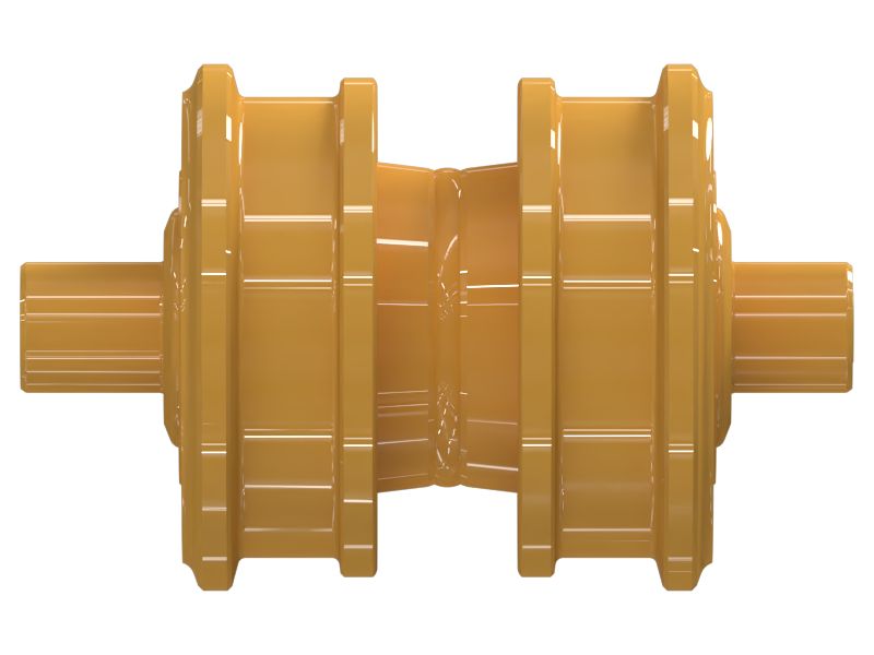 Опорный каток гусеничной ленты — двойной фланец