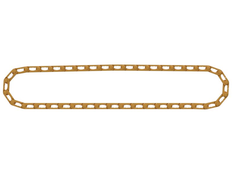 Звено гусеницы в сборе