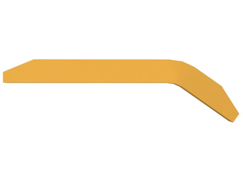 28.5mm Thick Right Hand Side Bucket Wear Plate