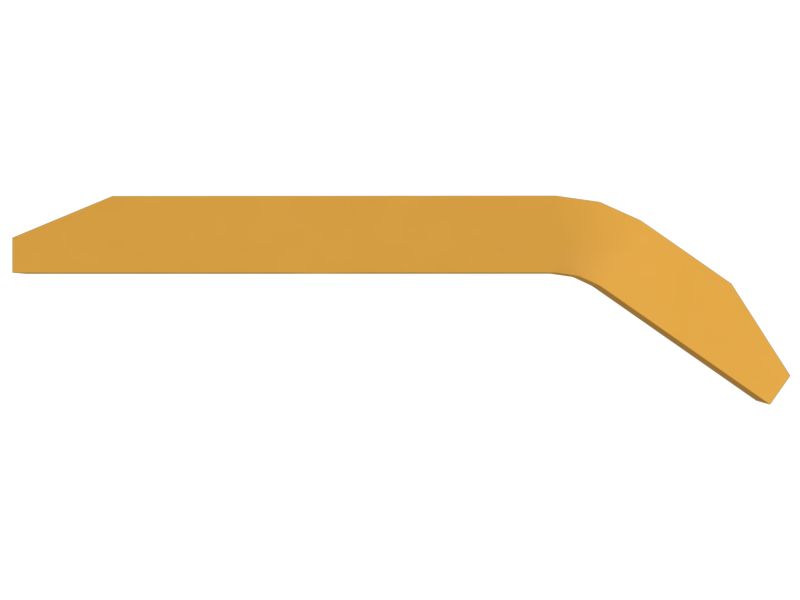 28.5mm Thick Left Hand Side Bucket Wear Plate