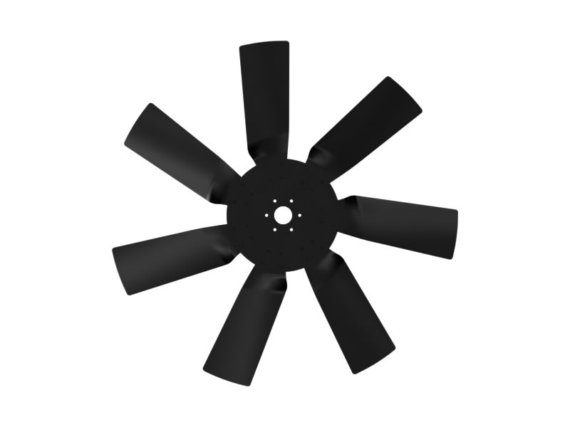 ВЕНТИЛЯТОР РАДИАТОРА В СБОРЕ