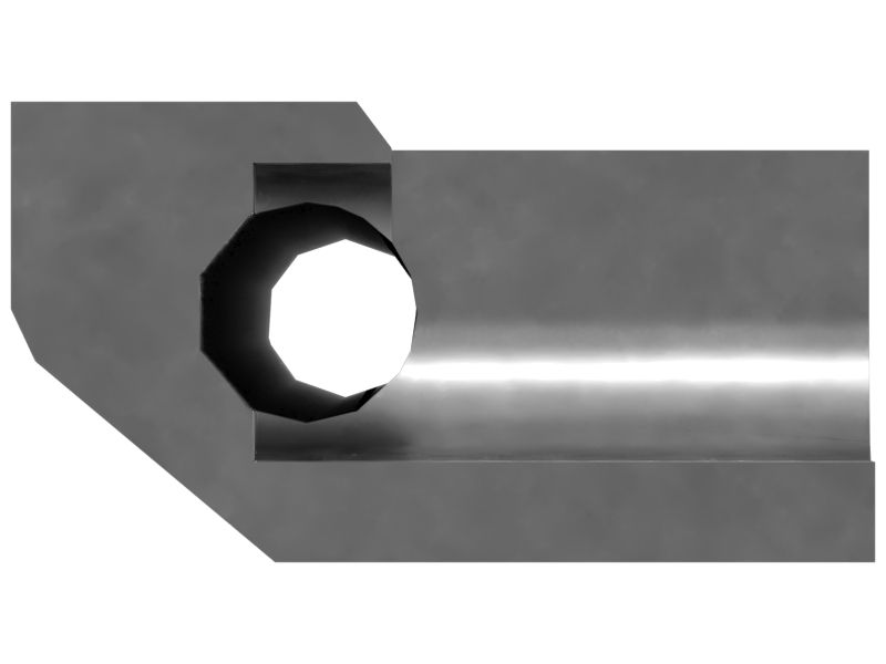 1267.4mm Length Right Hand Screed Plate Tamper Bar