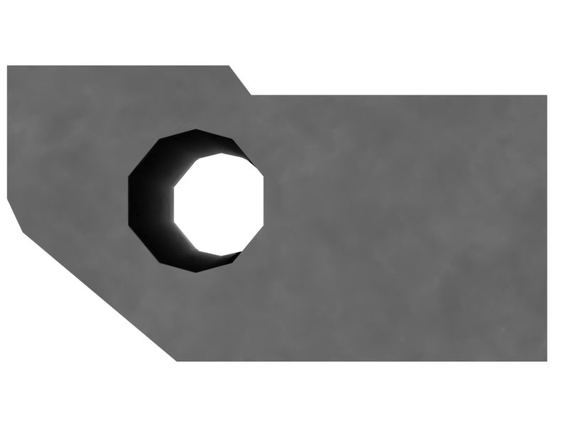 Right Hand Extender Screed Wear Plate Tamper Bar