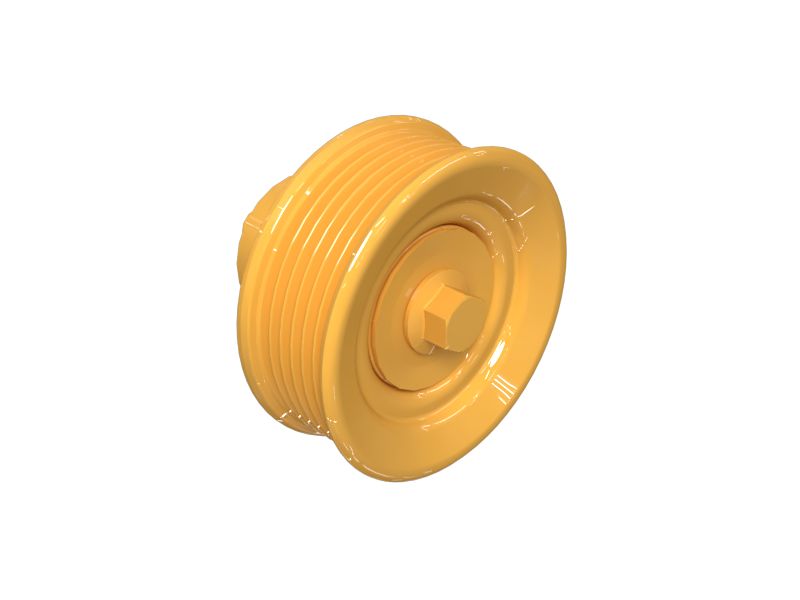 504-6693: Six Rib Idler Pulley