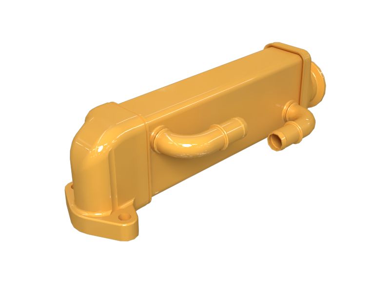 ОХЛАДИТЕЛЬ ВЫХЛОПА В СБОРЕ