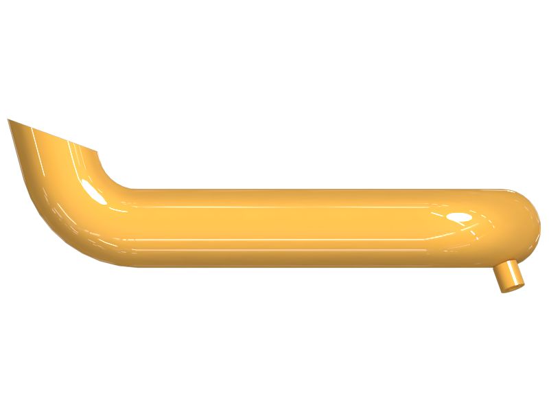 88.9mm Outer Diameter Exhaust Tail Pipe
