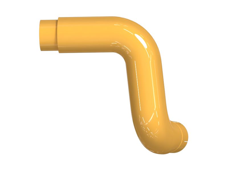 128mm Inner Diameter Exhaust Pipe