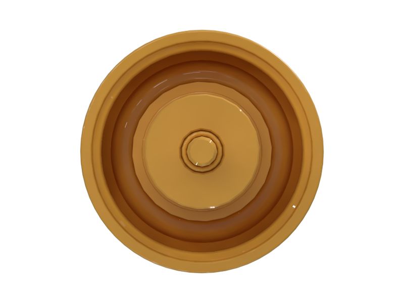 Six Rib Idler Pulley