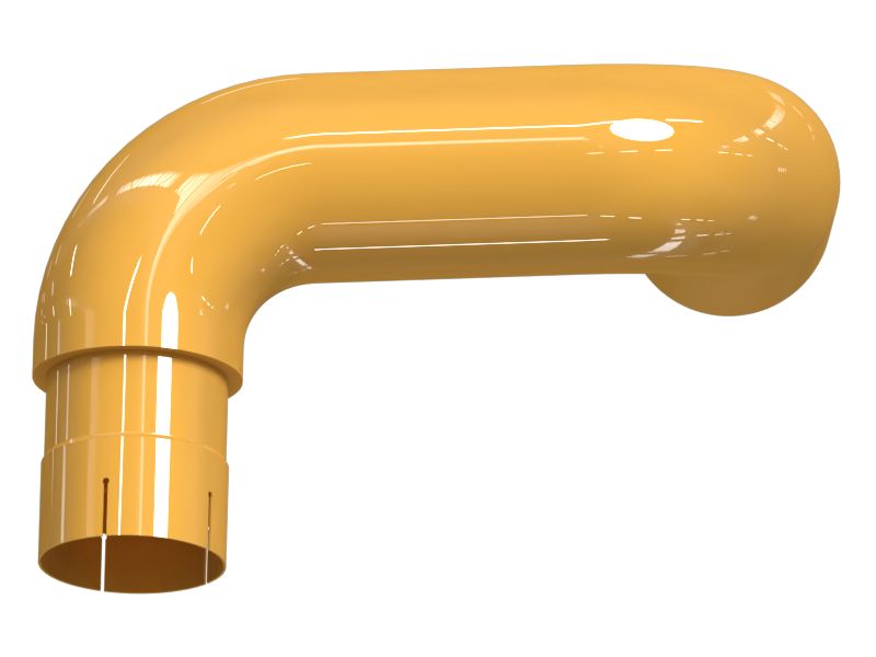 128mm Inner Diameter Exhaust Pipe