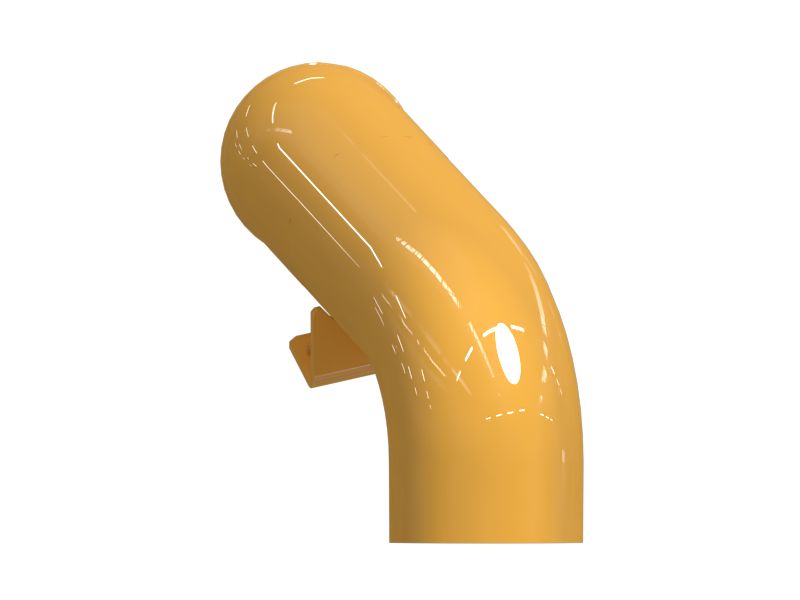 123mm Inner Diameter Exhaust Pipe