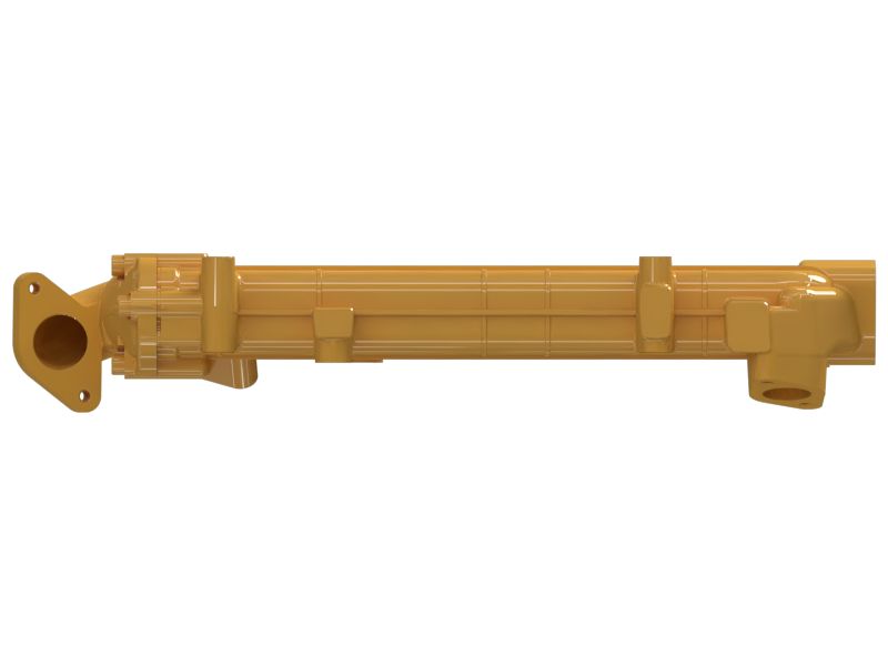 Охладитель для монтажа выхлопных газов