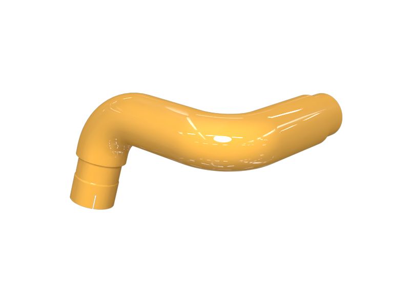 128mm Inner Diameter Exhaust Pipe
