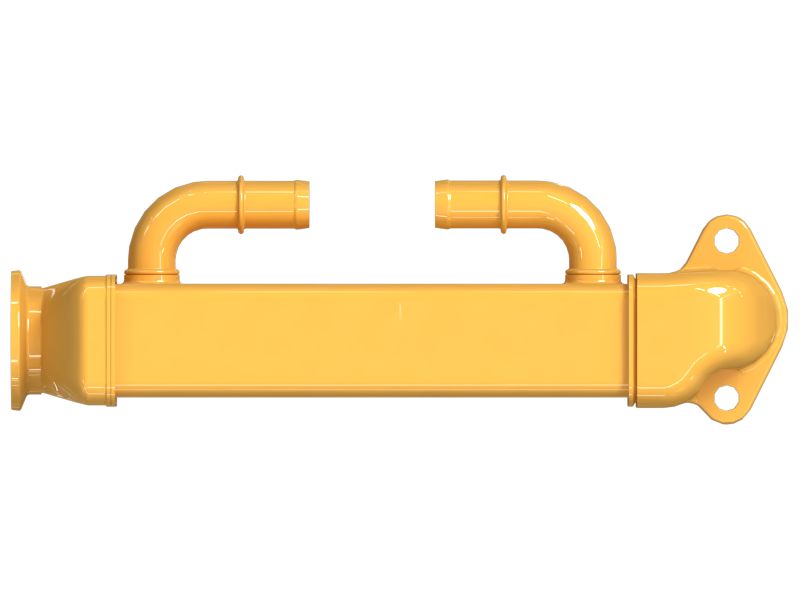 ОХЛАДИТЕЛЬ ВЫХЛОПА В СБОРЕ