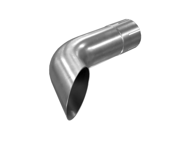 75.60mm Inner Diameter Muffler Exhaust Pipe