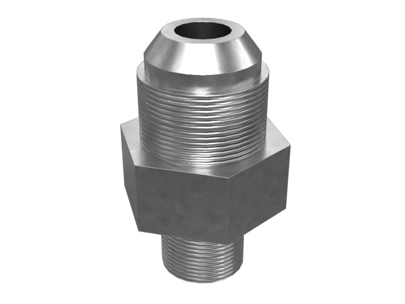 493-0323: M16 X 7/8" Hose Straight Adapter 493-0323 Caterpillar