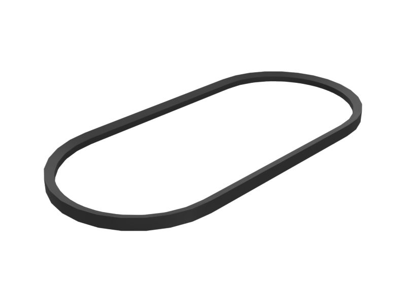 572-9860: Клиновый ремень компрессора хладагента, длина 815 мм