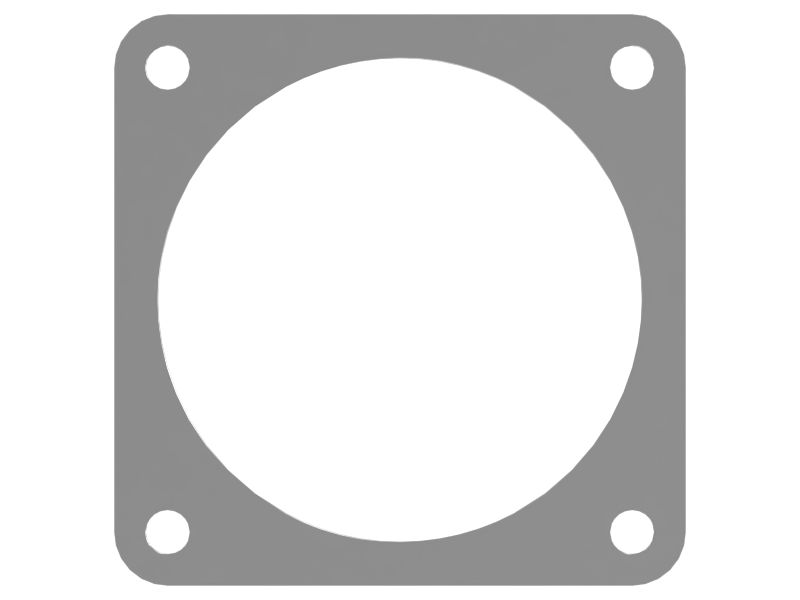 4N-9720: 12.7mm Thick Square Flange 4N9720 купить
