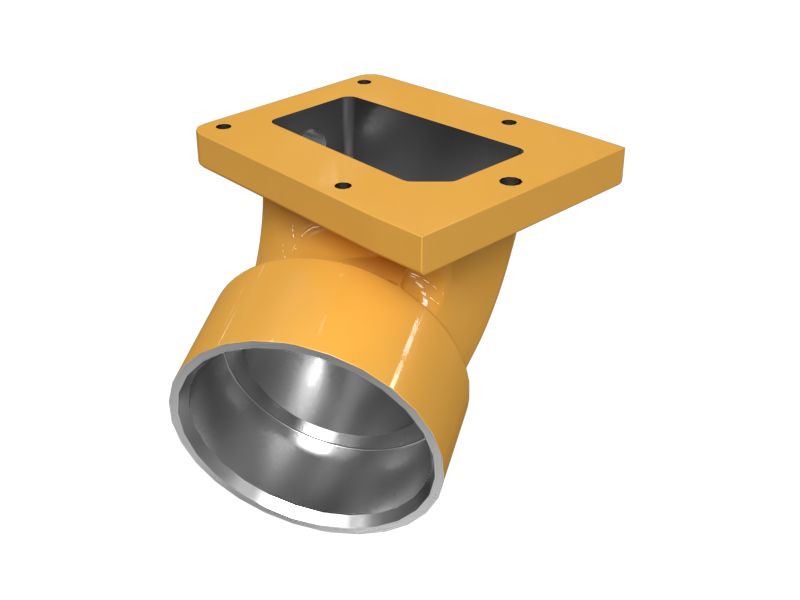 КОЛЕНЧАТЫЙ ПАТРУБОК