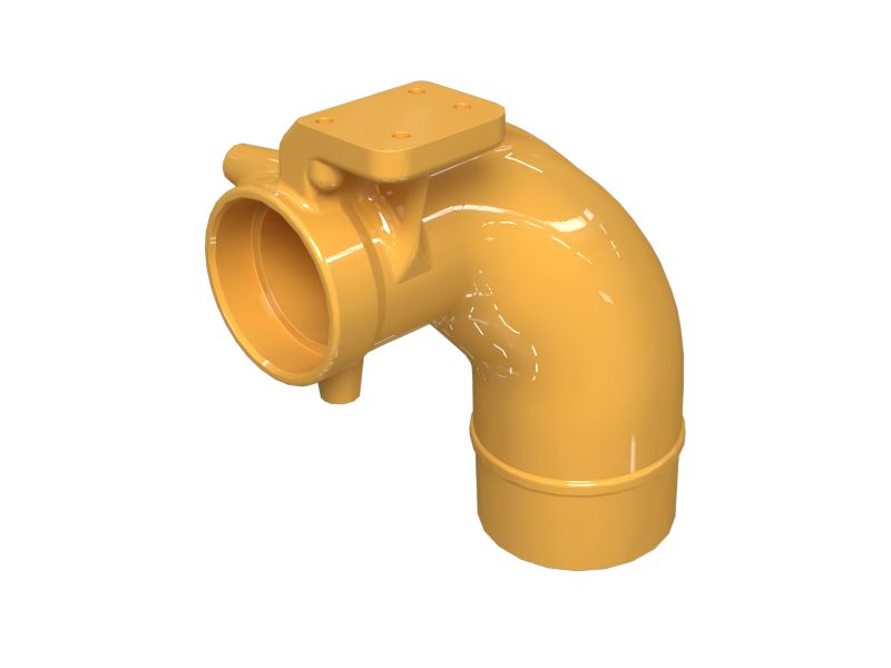 184-1680: КОЛЕНЧАТЫЙ ПАТРУБОК ВЫПУСКНОЙ