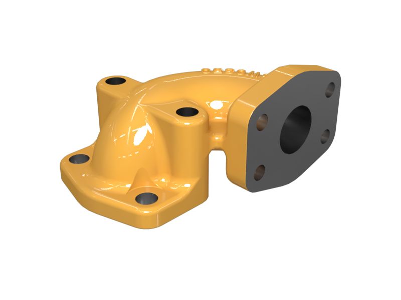 8W-0350: КОЛЕНЧАТЫЙ ПАТРУБОК