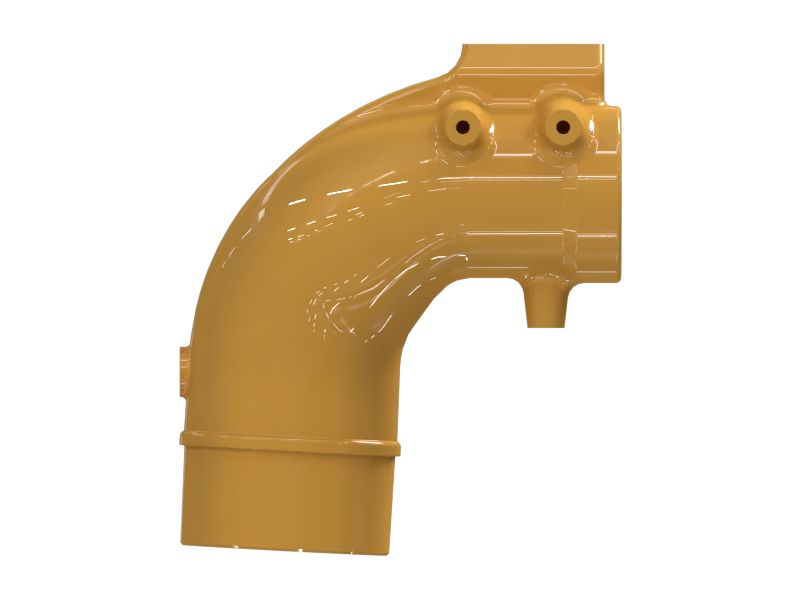 КОЛЕНЧАТЫЙ ПАТРУБОК ВЫПУСКНОЙ