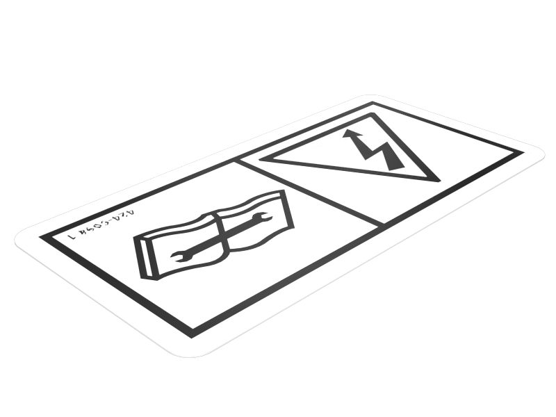 424-6098: НАКЛЕЙКА ISO ELE