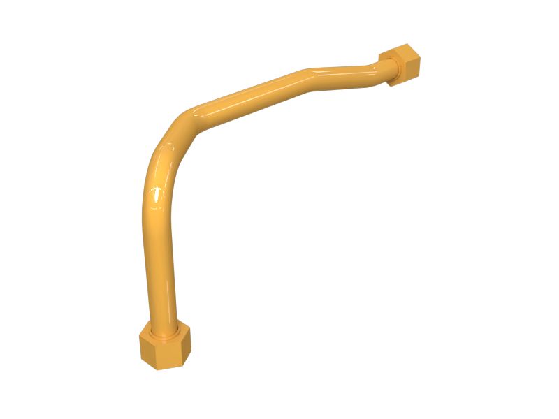 451-7012: Tubo de Água do Turbocompressor com 22,1 mm de Diâmetro Interno