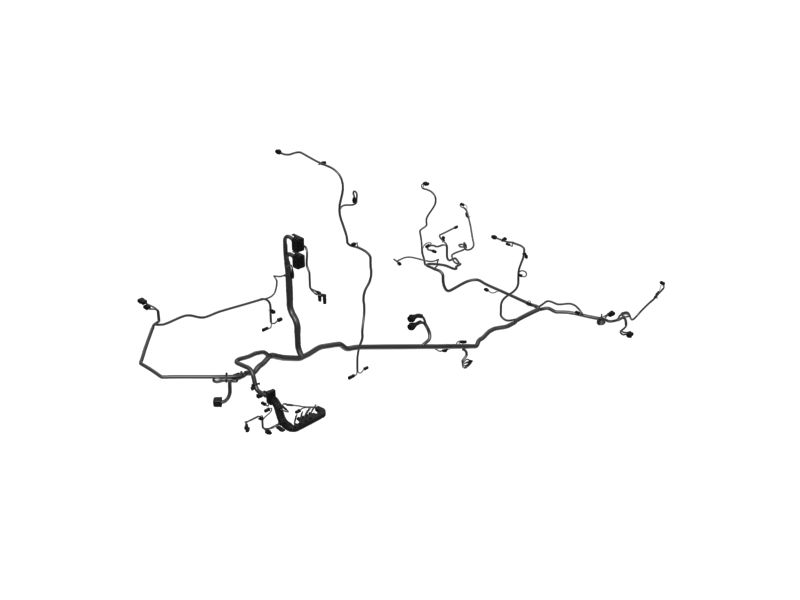 489-3208: ЖГУТ ПРОВОДОВ ПЕРЕДНИЙ В СБОРЕ