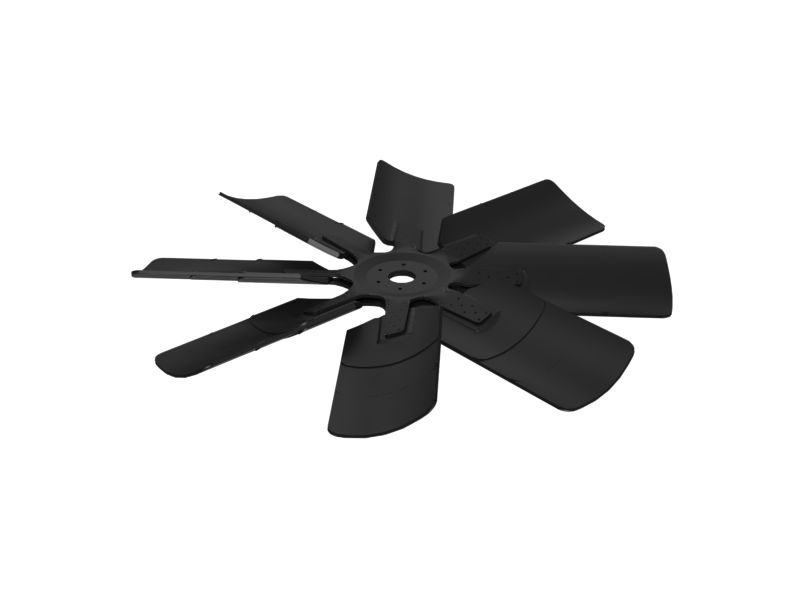 256-9938: ВЕНТИЛЯТОР РАДИАТОРА В СБОРЕ