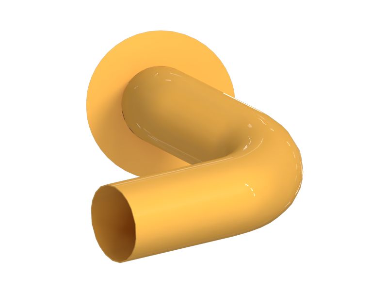 98.6mm Inner Diameter Muffler Tube Assembly