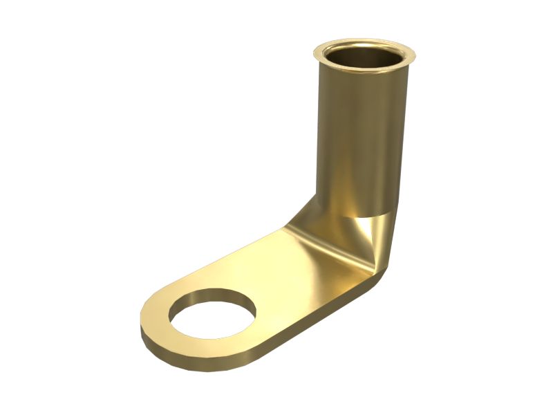 Кольцевой зажим, 00 AWG, 90 градусов