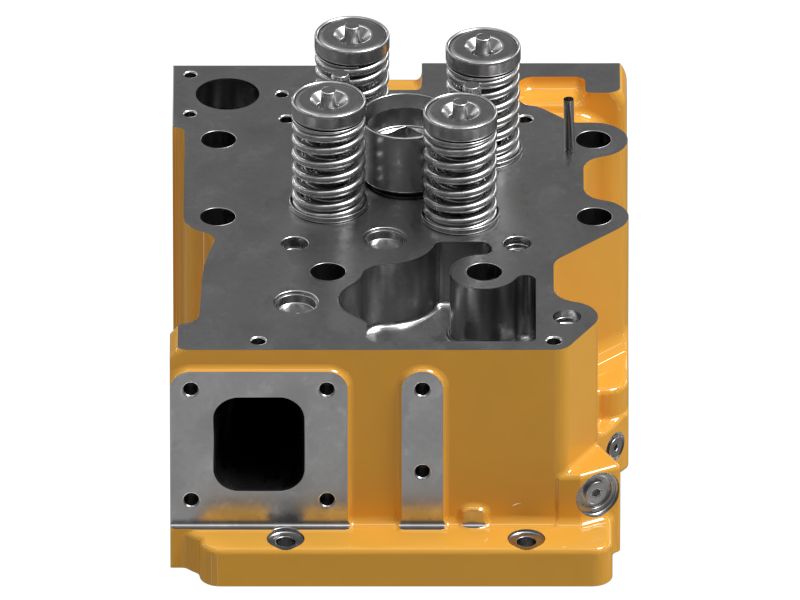 Головка блока цилиндров двигателя