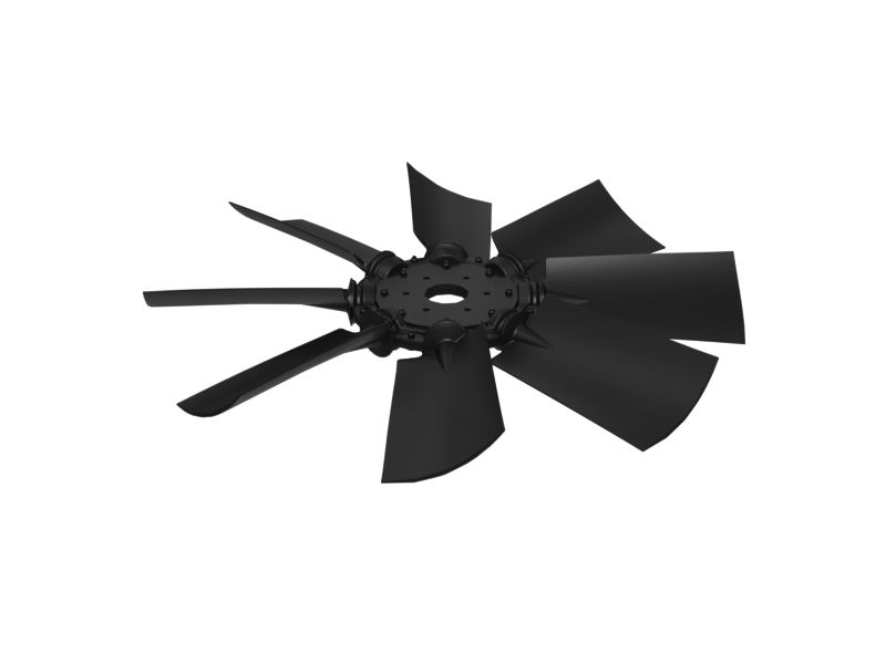 8 Blade Radiator Blower Fan