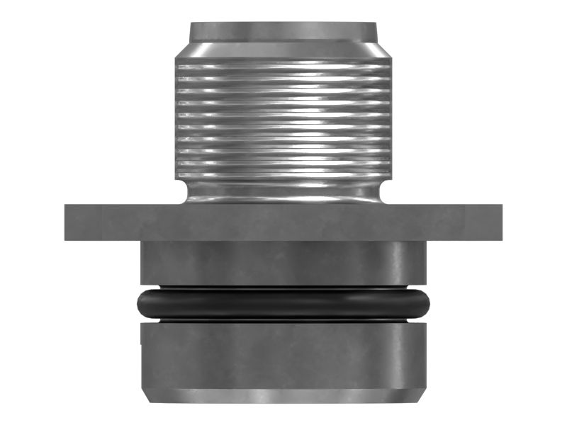 M12x1 Flange Receptacle