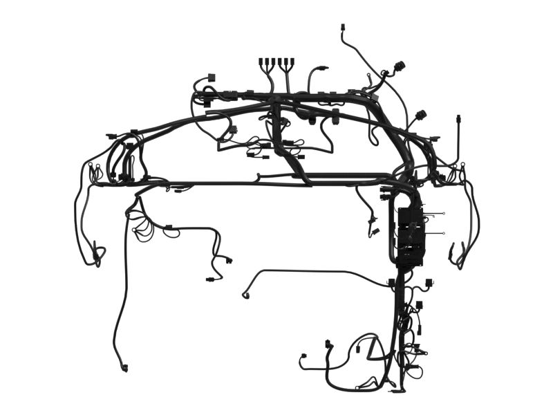 Paving Compactor Wiring Harness