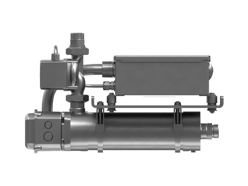 БЛОК НАГРЕВАТЕЛЯ ВОДЫ В РУБАШКЕ ОХЛАЖДЕНИЯ