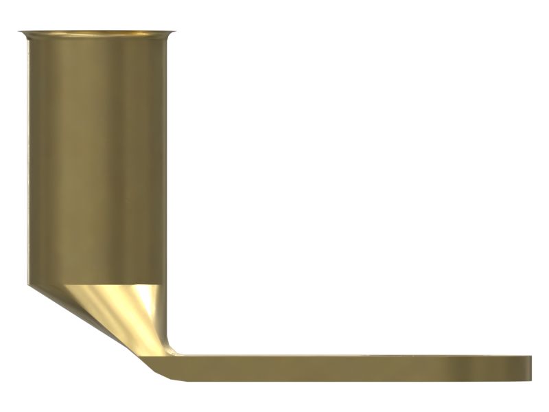 Кольцевой зажим, 00 AWG, 90 градусов