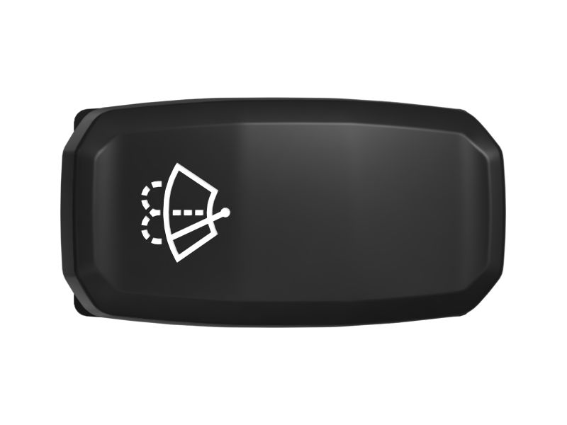 12 Volts Illuminated Front Wipe Rocker Switch