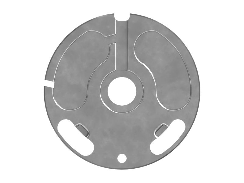 Торцевая пластина задняя