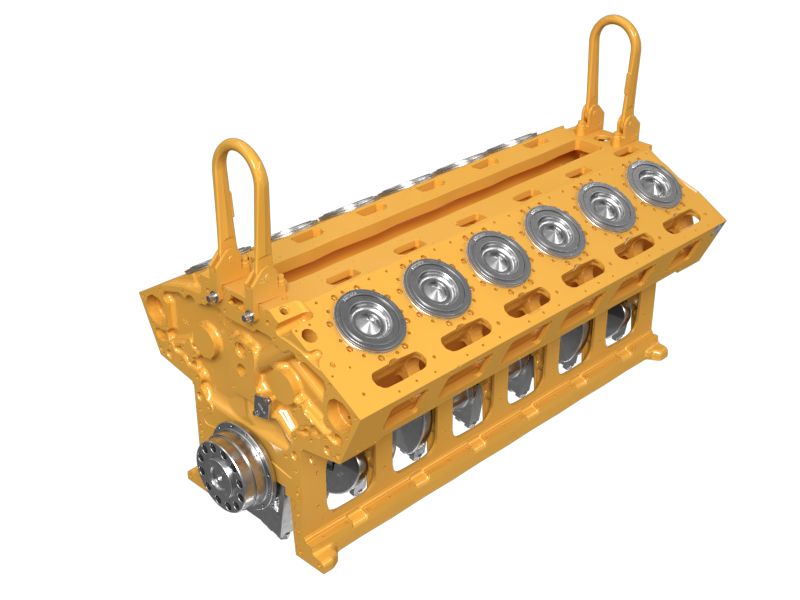 Cat® 3512 Reman New with Core (NWC) Short Block