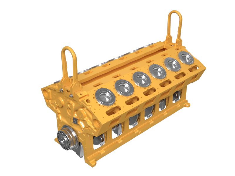 Cat® 3512 Reman New with Core (NWC) Short Block