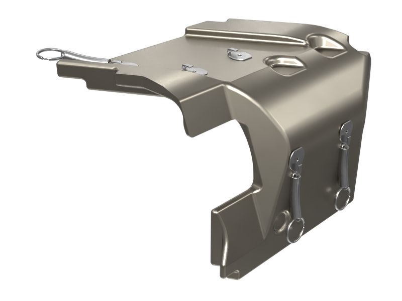 Turbocharger Exhaust Heat Shield